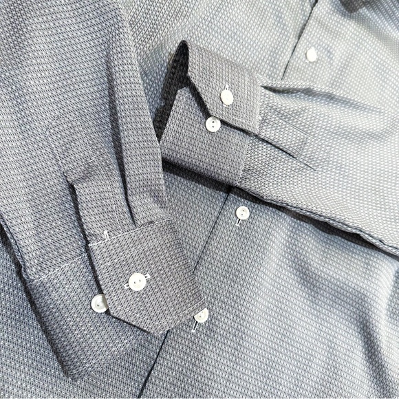 ETON Signature Twill Micropattern Men's Dress Shirt 16/41 Slim - Picture 7 of 12